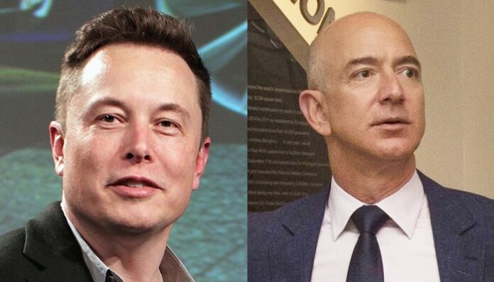 elon musk, jeff Bezos