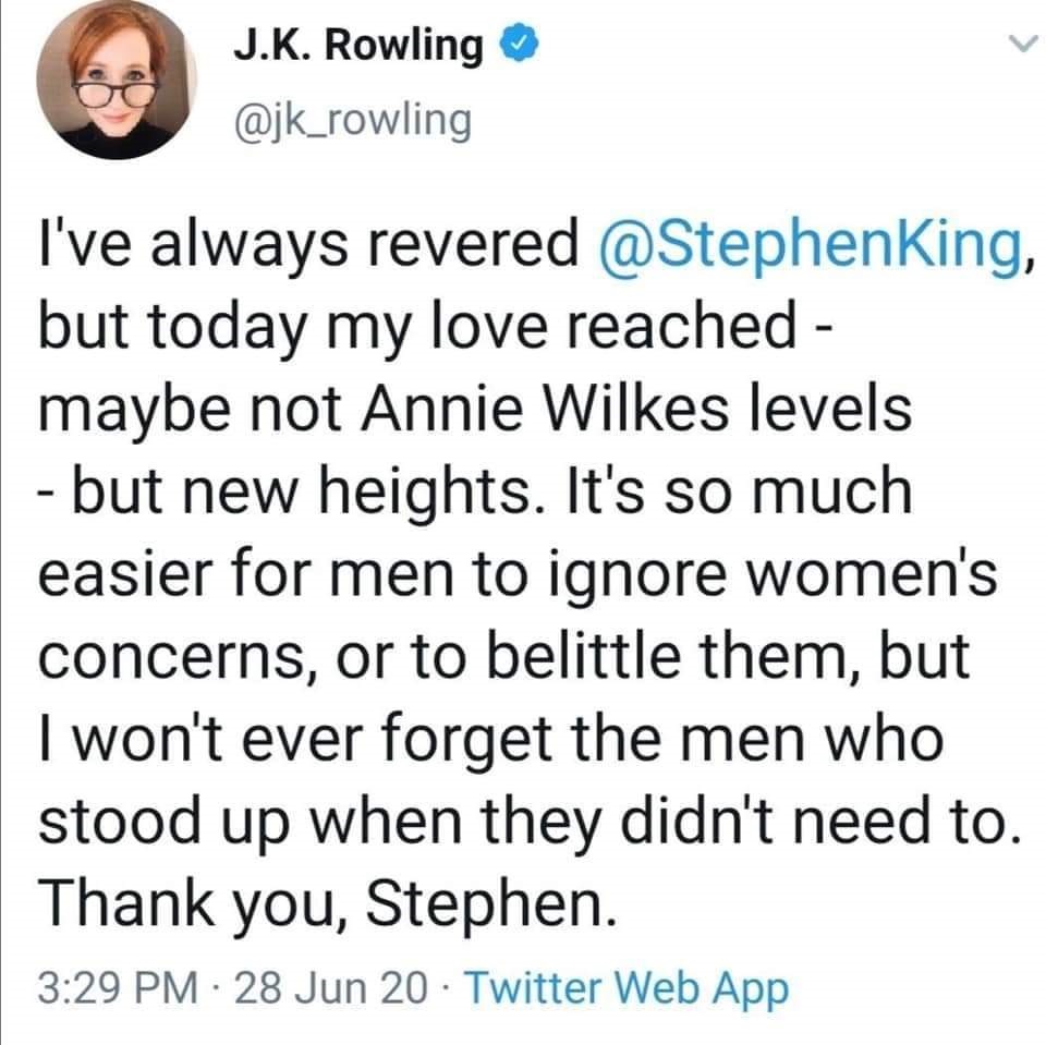 J.K. Rowling Tweet