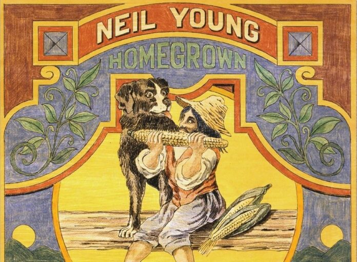 Neil Young: Copertina di Homegrown