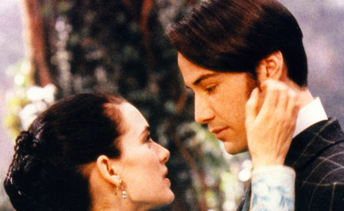 Keanu Reeves e Winona Ryder in Dracula