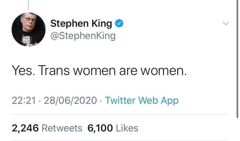 Stephen King Tweet