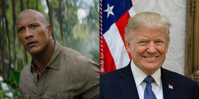 The Rock, Trump