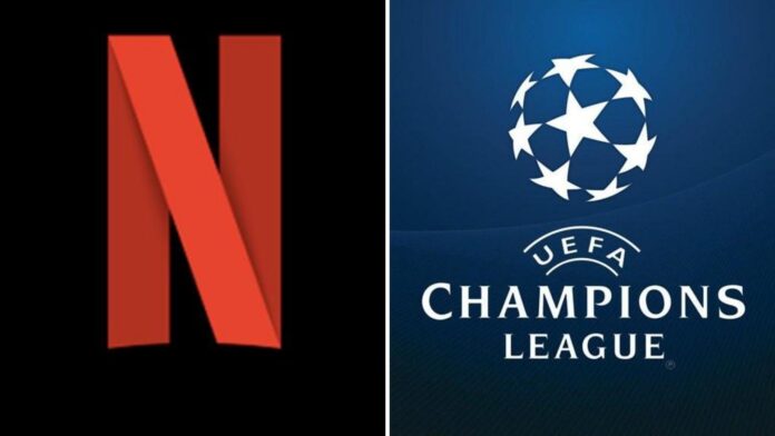 Logo netflix e champions