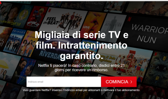 Netflix, soddisfatti o rimborsati, come funziona