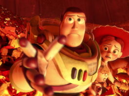 Toy story, giocattoli immortali, scena fuoco