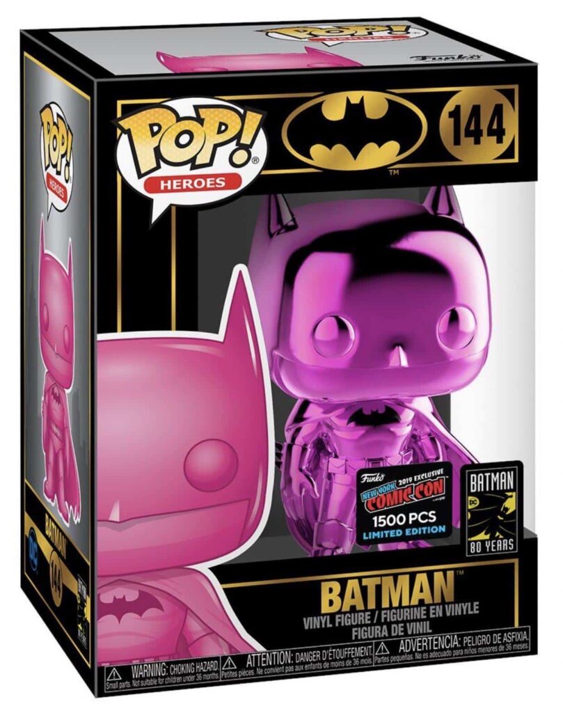 Batman Chrome Pink box