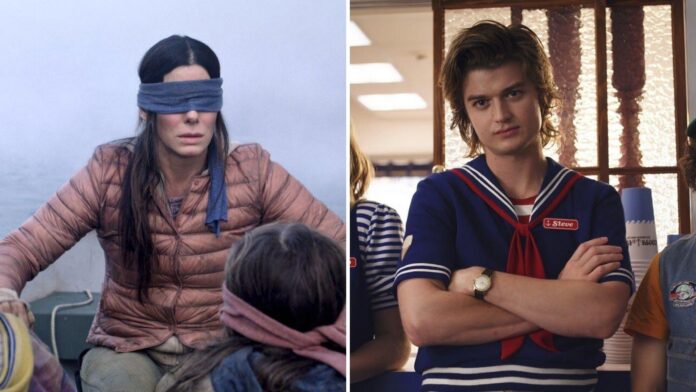 Bird Box e Stranger Things di Netflix