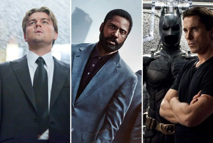 Leonardo DiCaprio, John David Washington e Christian Bale nei film di Christopher Nolan