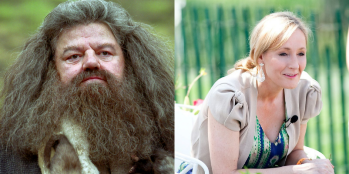 robbie coltrane, hagrid, j.k. rowling