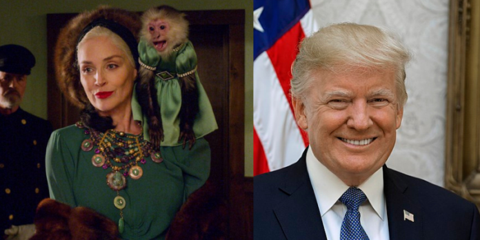 sharon stone, donald trump