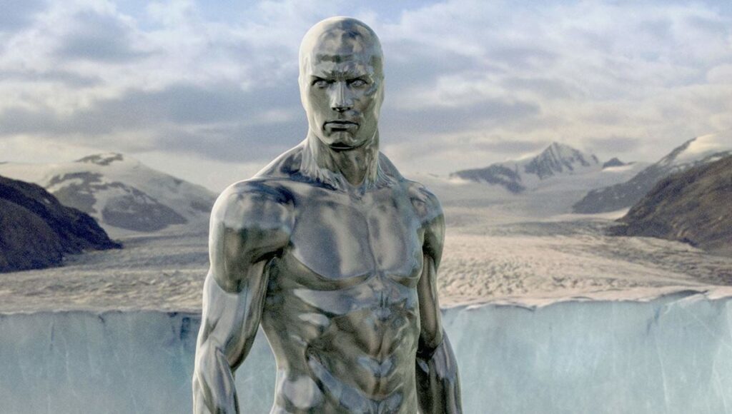 silver surfer in 4 rise of the silver surfer