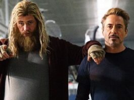 thor iron man, chris hemswort, robert downey jr.