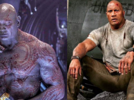 dave bautista, the rock