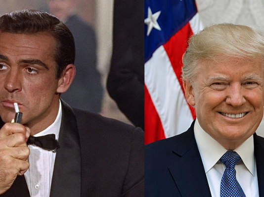 donald trump, james bond