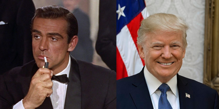 donald trump, james bond