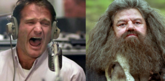 harry potter, robin williams, hagrid