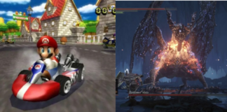 mario kart, dark souls