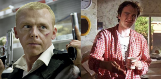 simon pegg, quentin tarantino