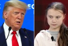 trump, greta thunberg