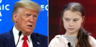 trump, greta thinberg