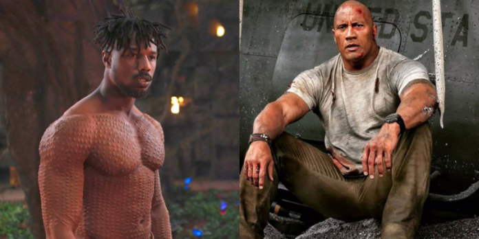 the rock, michael b jordan