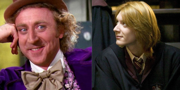 harry potter, george weasley, willy wonka