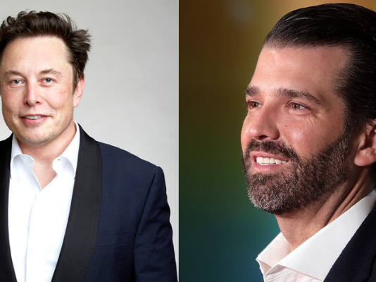 elon musk, donald trump jr.