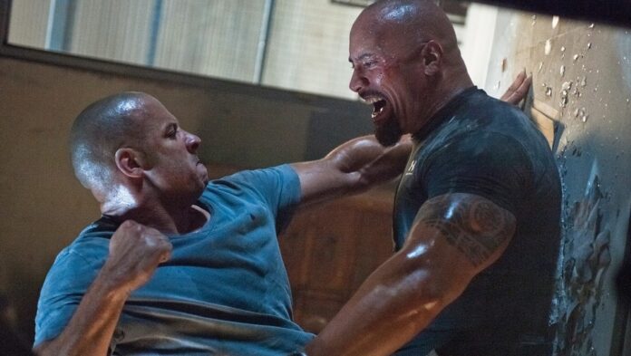 fast and furious, vin diesel, the rock
