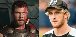 logan paul, chris hemsworth