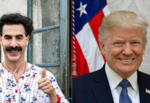 sacha baron cohen, borat, trump