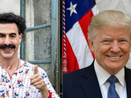 sacha baron cohen, borat, trump