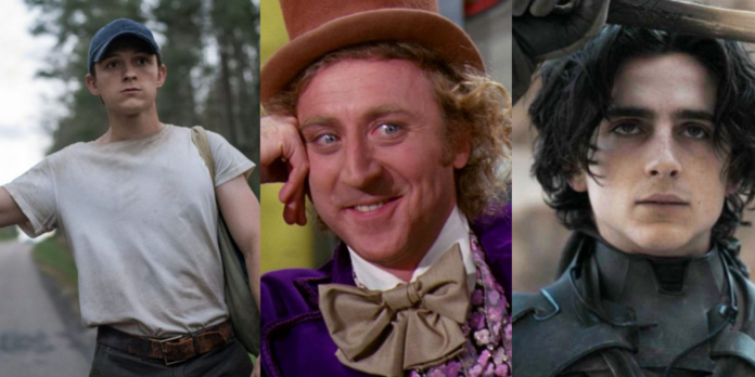 willy wonka, Tom Holland Timothée Chalamet