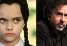 la famiglia addams, tim burton, mercoledì