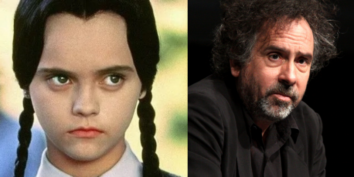 la famiglia addams, tim burton, mercoledì