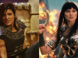 the mandalorian, gina carano, lucy lawless