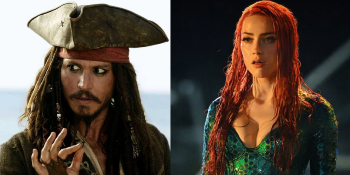 johnny depp, amberh heard, aquaman