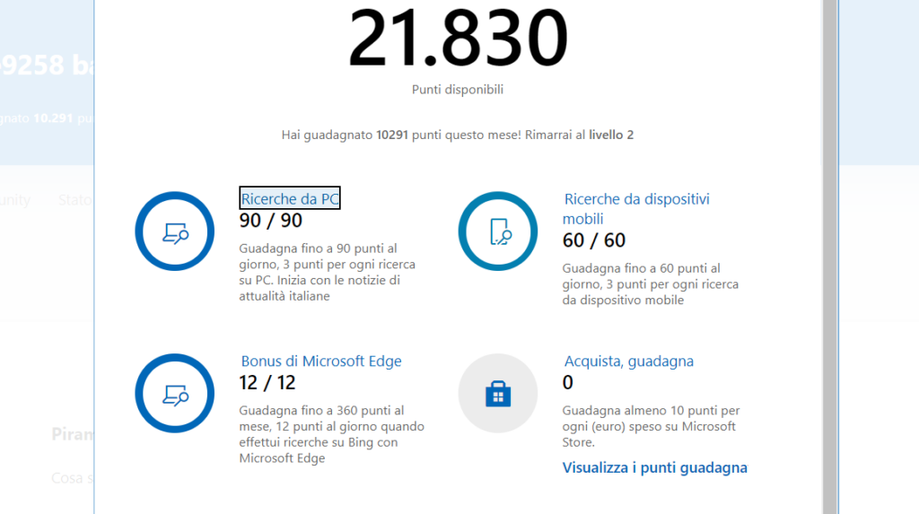 Microsoft Rewards guida