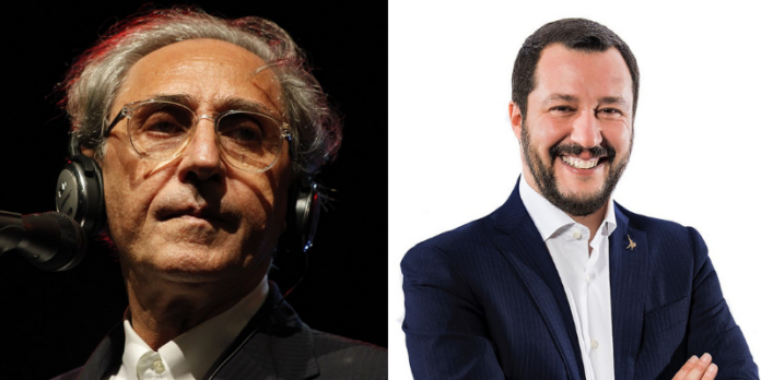 franco battiato, matteo salvini