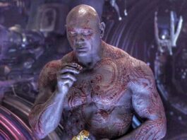 guardiani della galassia 3, dave bautista, drax