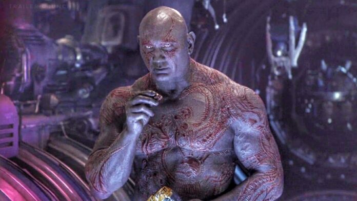 guardiani della galassia 3, dave bautista, drax