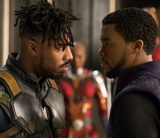 michael b jordan, black panther, chadwick boseman
