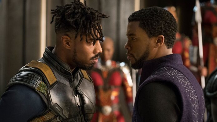 michael b. jordan, black panther, chadwick boseman