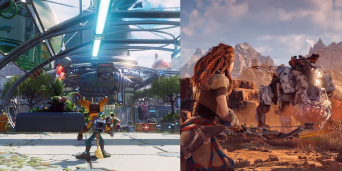 Ratchet & Clank Rift Apart, horizon zero dawn