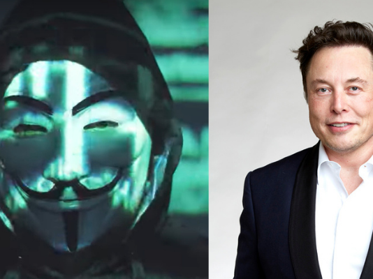 anonymous, elon musk