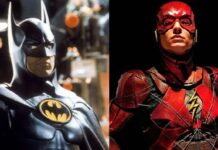 the flash, batman, michael keaton