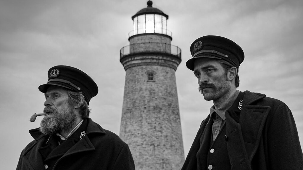 The Lighthouse; Willem Dafoe; Robert Pattinson