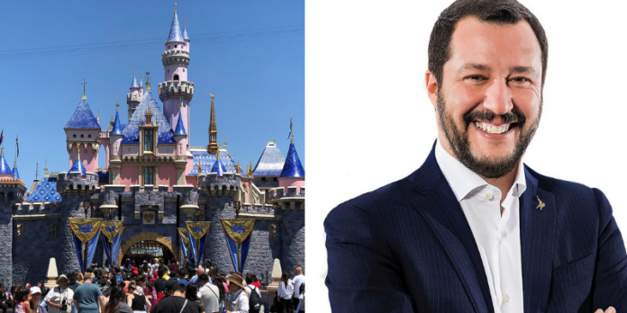 disneyland, salvini