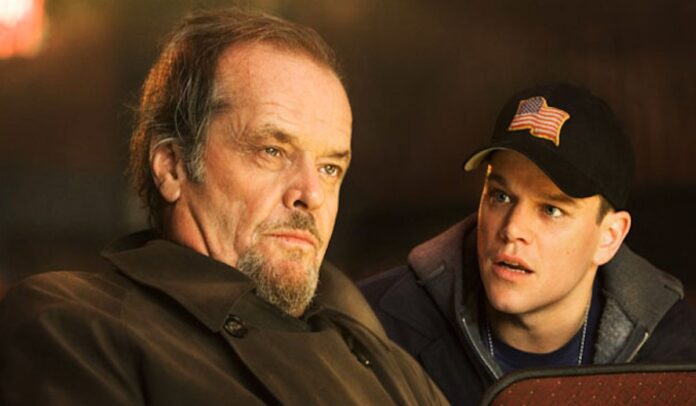 the departed, matt damon, jack nicholson