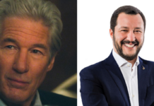 richard gere, matteo salvini