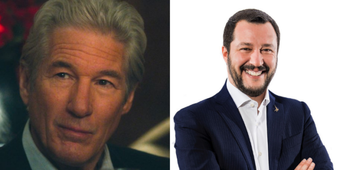 richard gere, matteo salvini